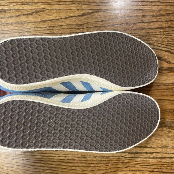 NEW Men’s adidas Gazelle Shoes Light Blue Off White Cream Size 8 8.5 9 Casual - Picture 6 of 6